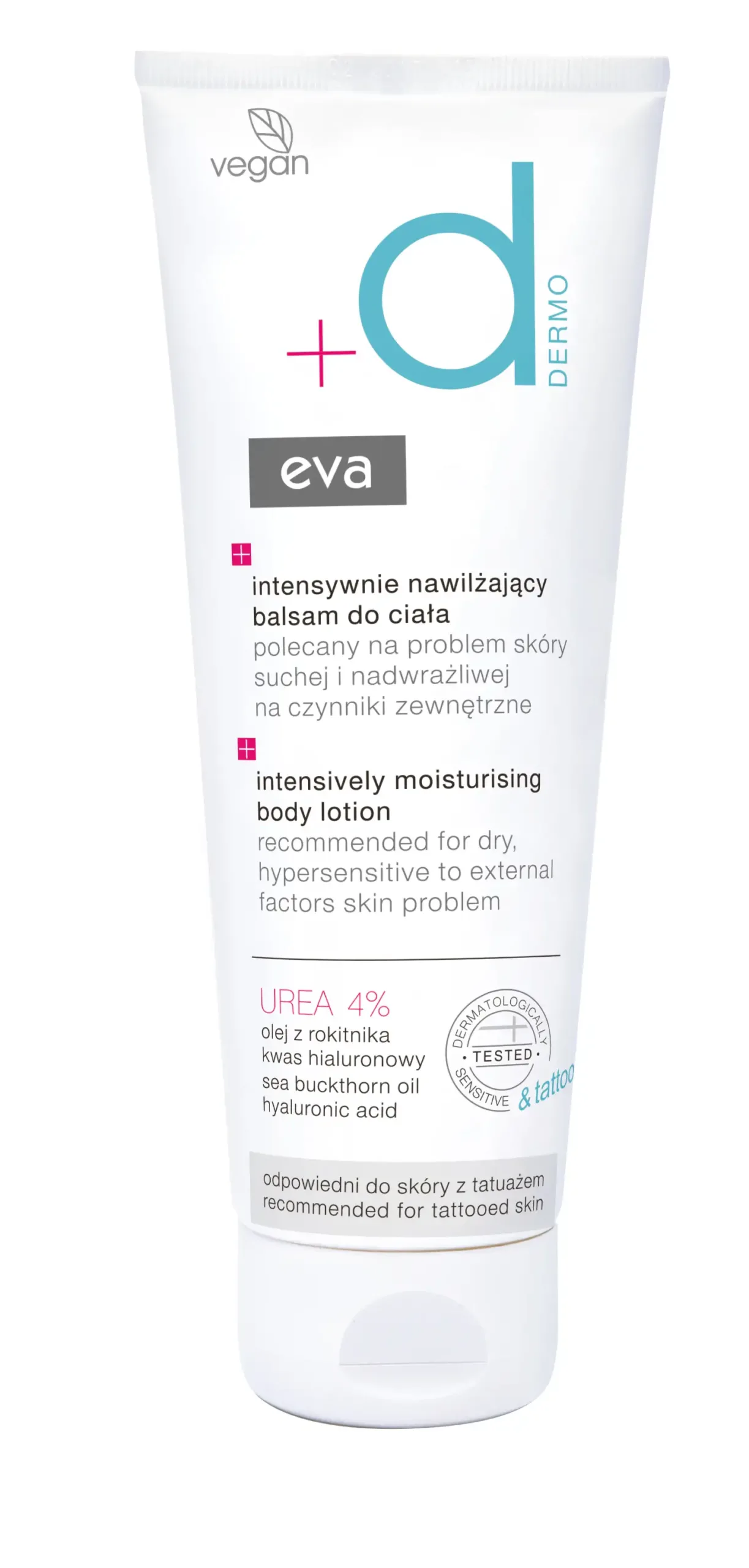 Eva Dermo tělové mléko pro intenzivní hydrataci, 250 ml